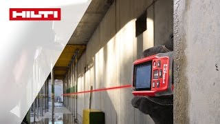 VORSTELLUNG der Hilti LaserDistanzmessgeräte [upl. by Eatnohs]