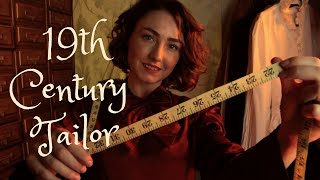 ASMR  19th Century Tailor  Suit Design Consultation and Measuring [upl. by Annaeed]