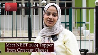 NEET 2024 Topper from Crescent Classes [upl. by Salb]