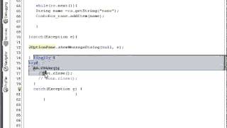 Java prog7 Database is locked problem solution in Java Netbeans and Sqlite mysql [upl. by Elo]