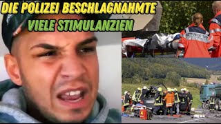 Die Polizei beschlagnahmte nach dem Unfall viele Stimulanzien in Pietro Lombardis Auto [upl. by Derinna]