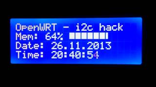 OpenWRT  WR703n I2C hack [upl. by Anilet]