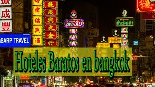 Hoteles baratos en bangkok  Tailandia hd vlog [upl. by Fenton744]