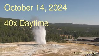 October 14 2024 Upper Geyser Basin Daytime Streaming Camera Archive [upl. by Ahsan343]