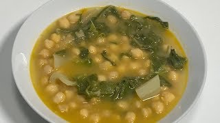 Garbanzos con Acelgas en Thermomix TM6 y Monsieur Cuisine [upl. by Charlene240]