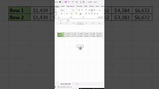 How to compare differences between two rows in Excel اكسل exceltips excel [upl. by Esialb]