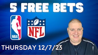 Thursday 5 Free Betting Picks amp Predictions  121423 l Picks amp Parlays [upl. by Sivartal980]