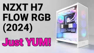 NZXT H7 FLOW RGB 2024 Review Okay WHERE IS THE PSU [upl. by Rory]