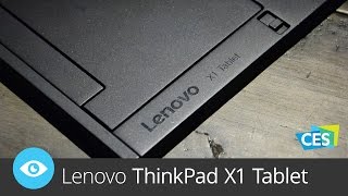 Lenovo Thinkpad X1 Tablet CES 2016 [upl. by Mordy836]