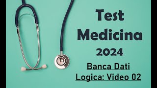 Test Medicina 2024 Analisi Banca Dati Logica 02  Bilance e Ruote Dentate [upl. by Koran]