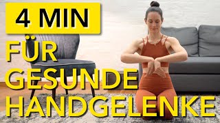 4 MIN YOGA FÜR DIE HÄNDE [upl. by Eniwtna]