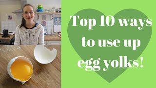 Top 10 ways to use up left over egg yolks [upl. by Willin]