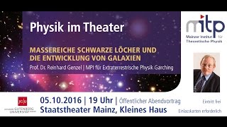 PHYSIK IM THEATER Massereiche schwarze Löcher und die Entwicklung von Galaxien 05102016 [upl. by Lancelle971]