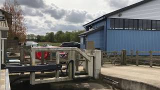 Martham Ferry Boat Yard on the Norfolk Broads from the River Thurne April 2017 [upl. by Flore790]