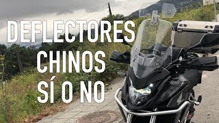 Motovlog15  DEFLECTOR de moto ¿Sirve para algo [upl. by Neysa]