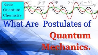 What are the Postulates of Quantum Mechanics  Basic Quantum Chemistry [upl. by Enoed362]