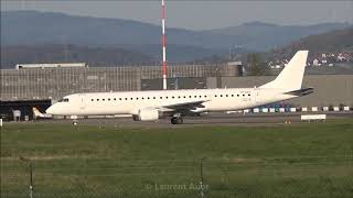 Embraer ERJ195LR ERJ190200LR  Stobart Air at LFSB [upl. by Gerrie]