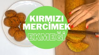 Kırmızı Mercimek Ekmeği VeganMis gibi Bitkisel Protein [upl. by Aynotahs443]