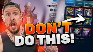 10 Huge Mistakes EVERY Raid Player Should Avoid Wish We Knew Sooner [upl. by Norit541]