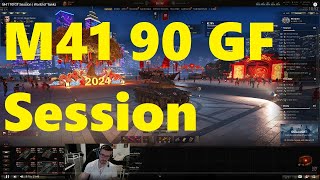 M41 90 GF Session  World of Tanks [upl. by Beitnes]