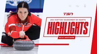 2024 SCOTTIES TOURNAMENT OF HEARTS HIGHLIGHTS Pool Play  Canada vs Manitoba [upl. by Case456]