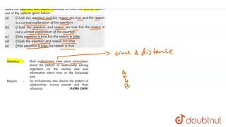 Assertion  Most evolutionary trees place information about the pattern of relationship among or [upl. by Lester]