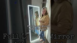 MyDepot LED Mirror – FullLength with 3 Lighting Modes amp ExplosionProof Glass [upl. by Ycnan566]