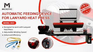 Revolutionize Lanyard Printing New Machine with Automatic Feeding Device  Efficient amp Fast [upl. by Drahsar]