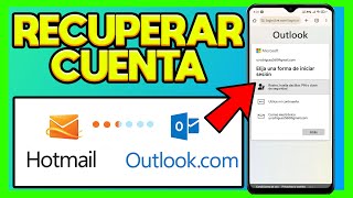 ✅COMO RECUPERAR CUENTA DE OUTLOOK Y HOTMAIL SIN FORMULARIO [upl. by Matazzoni922]