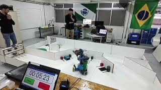 Competition Day C1 of Worldskills Asia online challenge mobile robotics  Brazil team [upl. by Weiler]