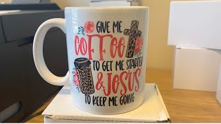 HOW TO SUBLIMATE A MUG USING A CONVECTION OVEN [upl. by Jacquie]