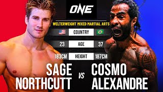 Sage Northcutt vs Cosmo Alexandre  Full Fight Replay [upl. by Heyward]