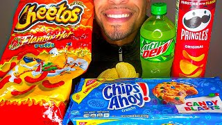 ASMR EATING JUNK FOOD MUKBANG JERRY INTENSE CRUNCHY FOOD SOUNDS TALKING [upl. by Eentirb]