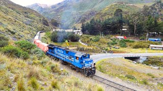 CARRETERAS PELIGROSAS DEL PERÚ  CURVAS EXTREMAS  TRENES CAMIONES Y BUSES CHICLA TICLIO SAN MATEO [upl. by Abba]