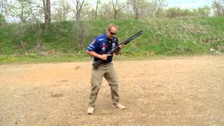 Gallery of Guns TV 2014 Shooting Tip Shotgun stance with Mark Hanish [upl. by Haggerty]