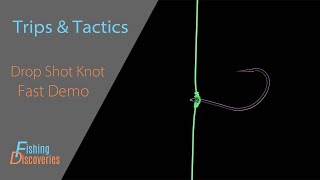 How to Tie a Dropshot Knot Like a Tournament Angler [upl. by Llahsram678]