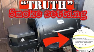 TRUTH Pit Boss Pro Series 850 Smoke Setting  How to adjust P setting  How To Pit Boss [upl. by Dyun]