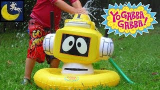 Rare Yo Gabba Gabba Inflatable Plex Sprinkler from 2008 Plus Muno Foofa Toodee Brobee Water Toys [upl. by Berck]