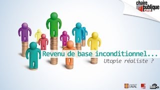 Conférence Chaire publique AELIES  Revenu de base inconditionnel [upl. by Elnore]