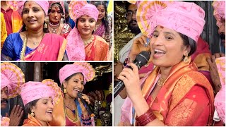 Mangli And her Sister Indravati Chauhan Singing Song  Singer Mangli Bonalu Song 2024  Indravati [upl. by Renner]