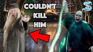 Why Voldemort Couldnt Kill Dumbledore In The Ministry [upl. by Epilef847]