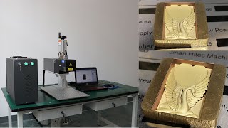 Best 100W JPT MOPA 3D Deep laser engraving metal brass machine [upl. by Afrika]