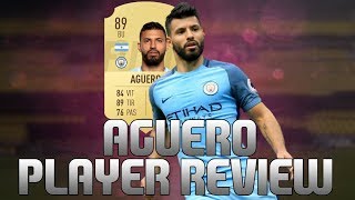 AGUERO 89 PLAYER REVIEW  FIFA 19 FR [upl. by Kooima]