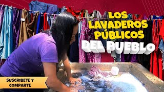 Lavando ropa A MANO EN LOS LAVADEROS PÚBLICOS  Youtubero Salvadoreño [upl. by Tremml956]