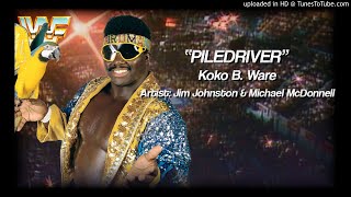 Koko B Ware 1987  quotPiledriverquot WWE Entrance Theme [upl. by Slinkman]