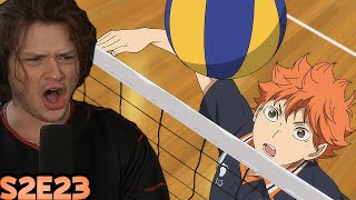 THE FINAL SET  KARASUNO VS AOBA JOHSAI  Haikyu Season 2 Episode 23 Reaction [upl. by Azalea]