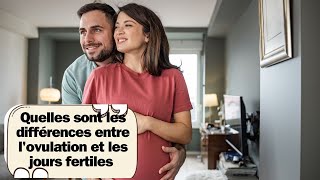 Quelles sont les différences entre lovulation et les jours fertiles [upl. by Prisca]