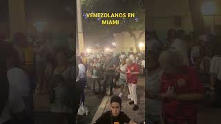 Miles de venezolanos en Miami con el sueño de la libertad [upl. by Llereg]