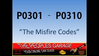 How to Diagnose Codes P0301  P0310  Cylinder Misfires [upl. by Congdon]