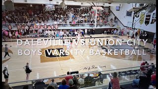 292024 Daleville vs Union City Boys Varsity Basketball [upl. by Celeste]